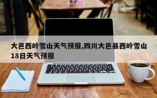 大邑西岭雪山天气预报,四川大邑县西岭雪山18日天气预报