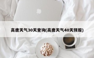 高唐天气30天查询(高唐天气40天预报)