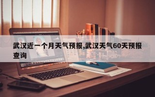 武汉近一个月天气预报,武汉天气60天预报查询