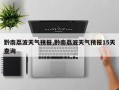 黔南荔波天气预报,黔南荔波天气预报15天查询