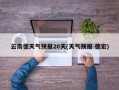 云南德天气预报20天(天气预报 德宏)