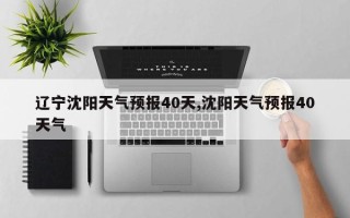 辽宁沈阳天气预报40天,沈阳天气预报40天气