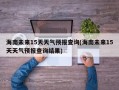 海南未来15天天气预报查询(海南未来15天天气预报查询结果)