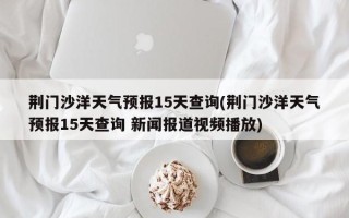荆门沙洋天气预报15天查询(荆门沙洋天气预报15天查询 新闻报道视频播放)